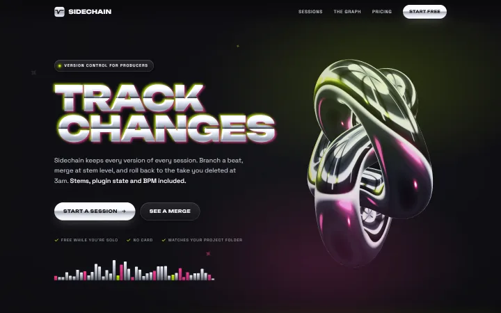 Sidechain music collaboration website